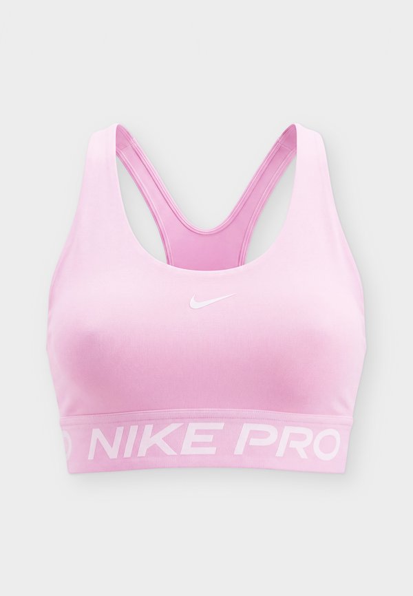 Nike Performance 365 BRA - Medium support sports bra - pink rise/white