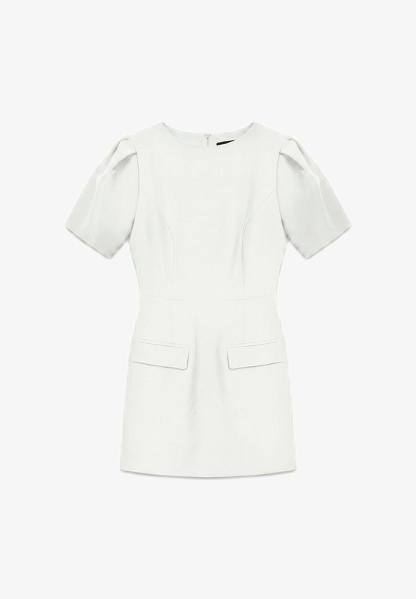 Vero Moda DRESS VMAGNES SHORT DRESS - Shift dress - snow white
