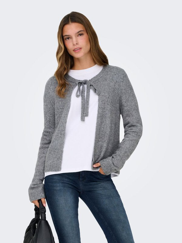 ONLY ONLJESSIE - Cardigan - medium grey melange