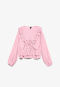 Vero Moda VMZOEY - Blouse - pink-a-boo