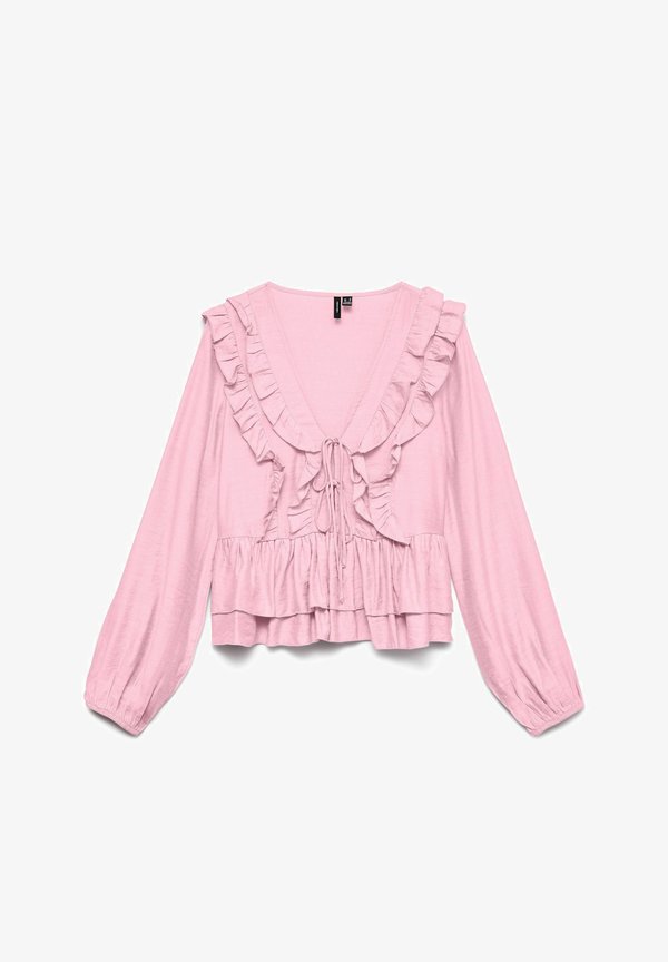 Vero Moda VMZOEY - Blouse - pink-a-boo