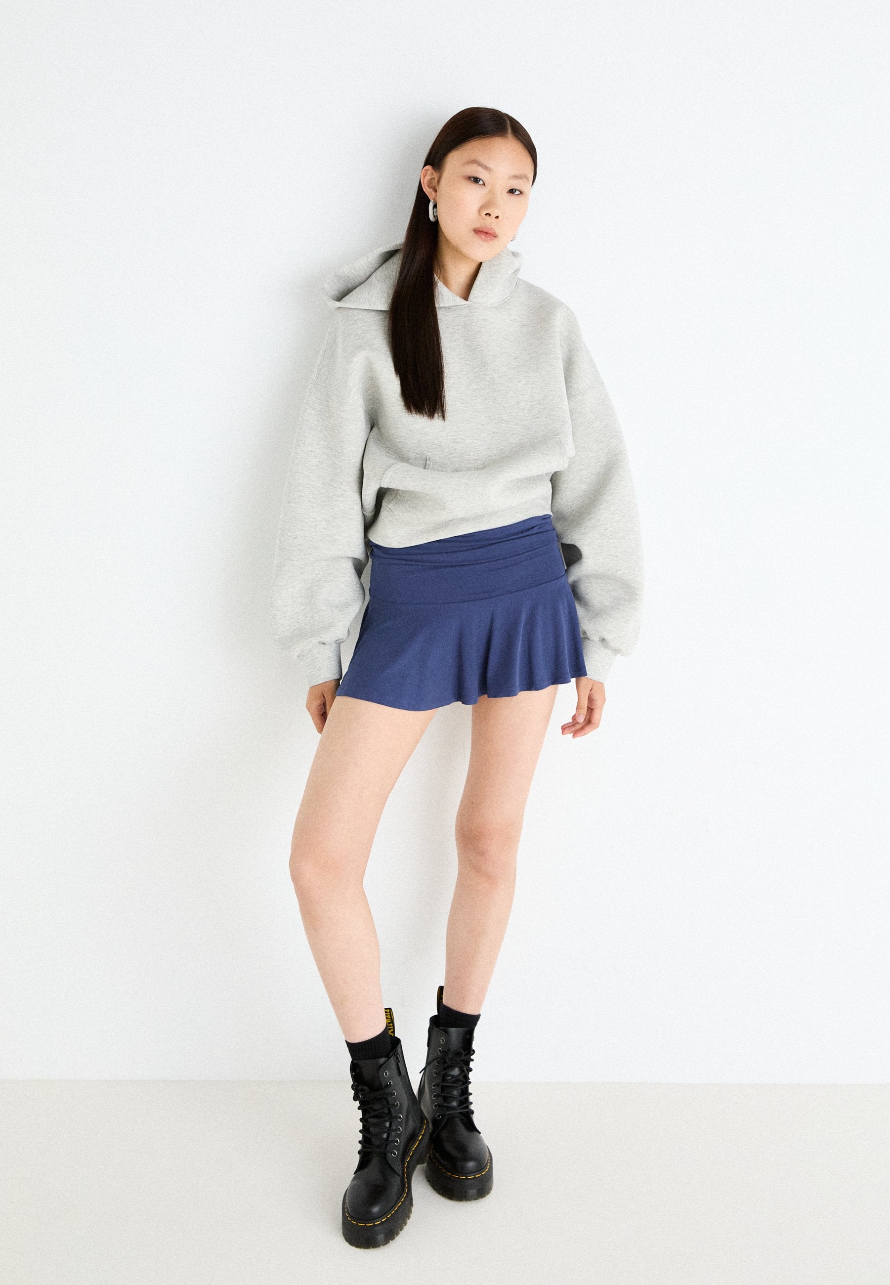 Weekday FLARED MID-RISE MINI SKIRT