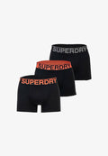 Superdry & Co 3 PACK - Trunks - schwarz orange
