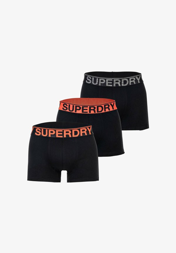 Superdry & Co 3 PACK - Trunks - schwarz orange