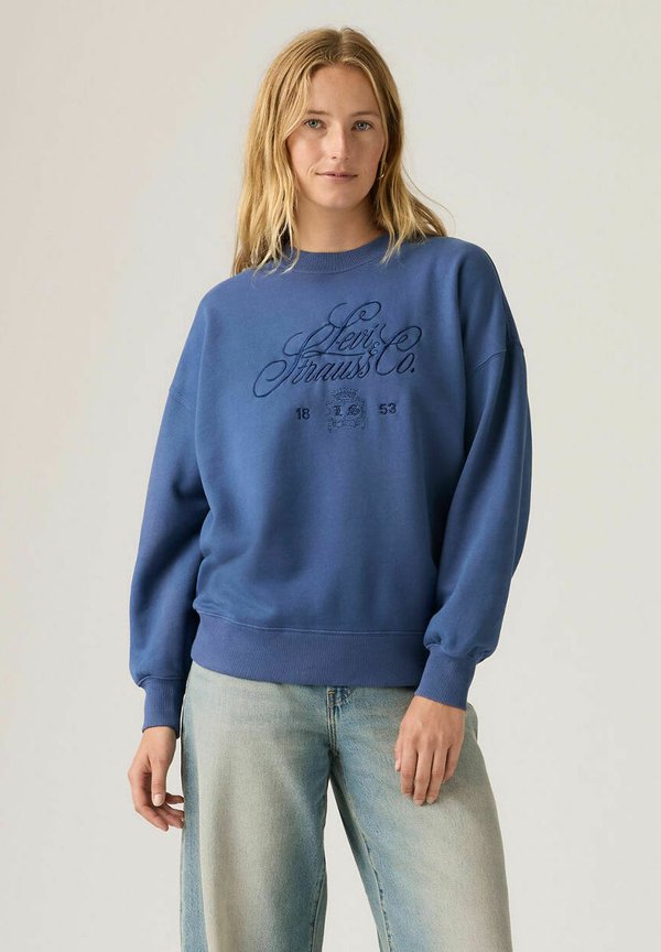 Levi's® VINTAGE CREW ROY - Sweatshirt - royale fancy script blues