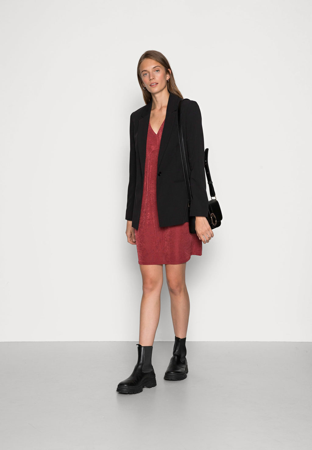 Closet V NECK DRESS