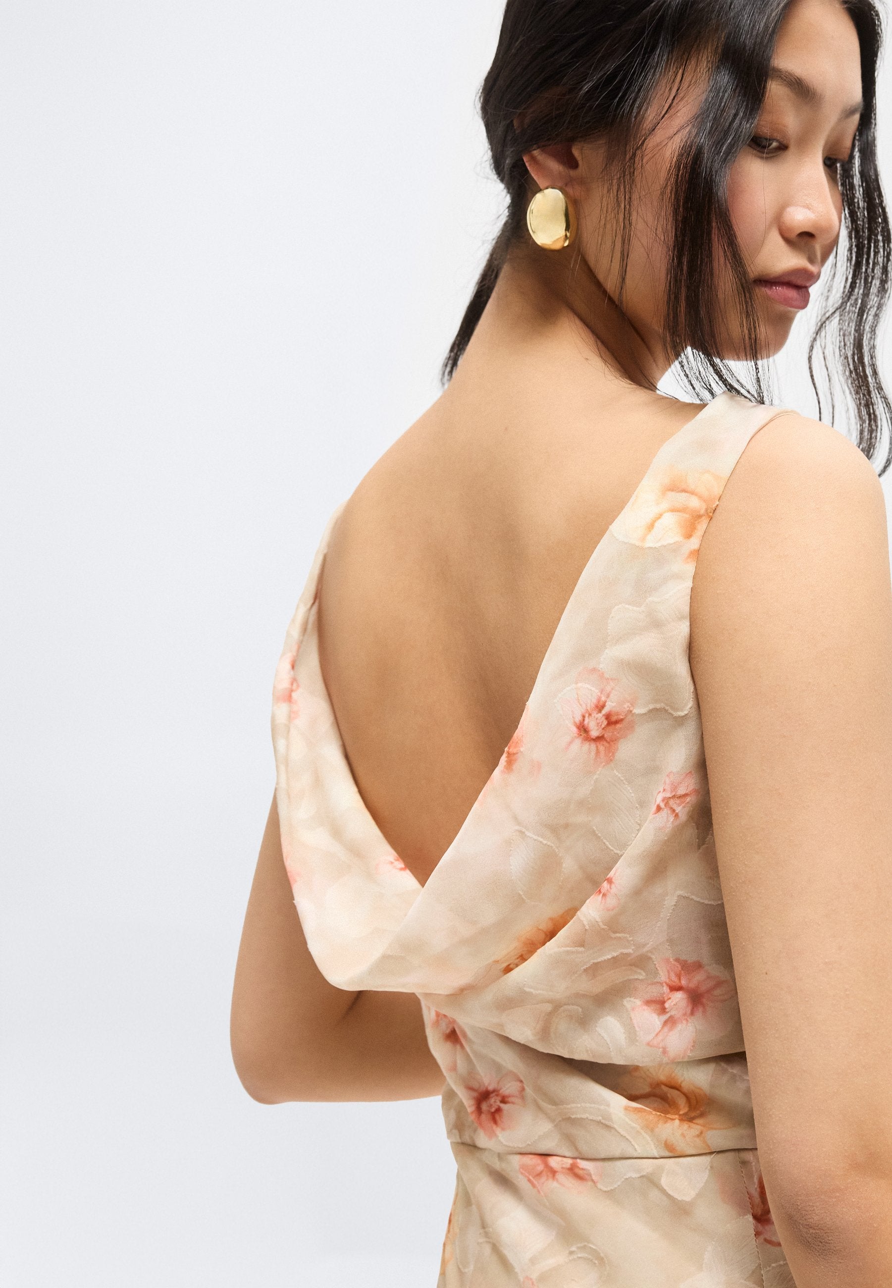 Gina Tricot DRAPED BACK DRESS