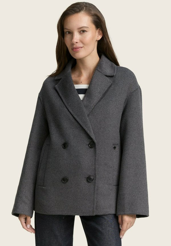 TOM TAILOR CABAN - Summer jacket - dark anthra melange