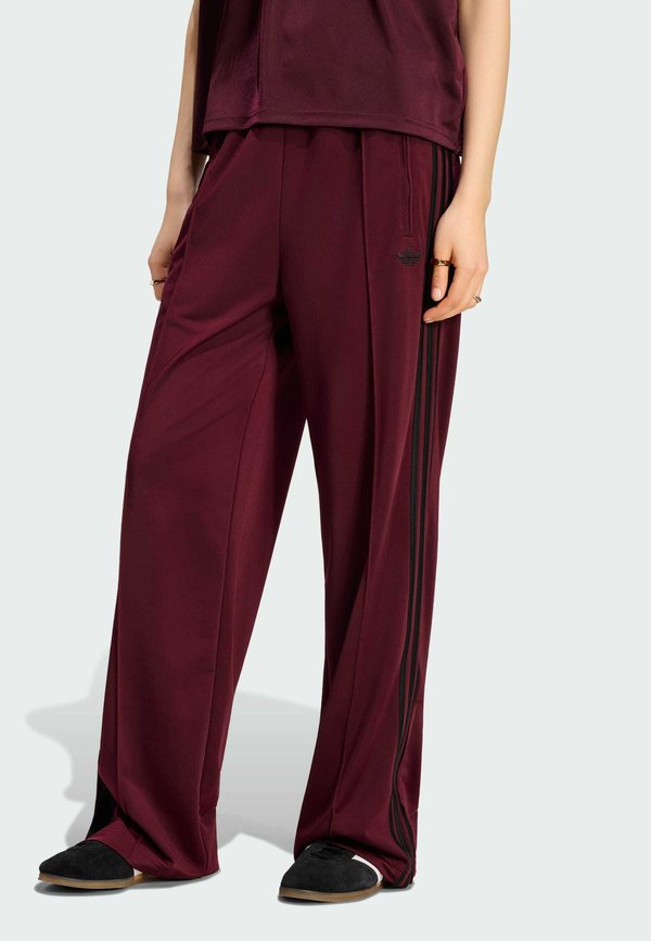 adidas Originals FIREBIRD LOOSE - Tracksuit bottoms - maroon black