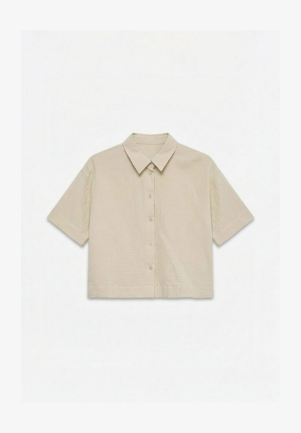 Vero Moda VMNATALI - Button-down blouse - silver lining