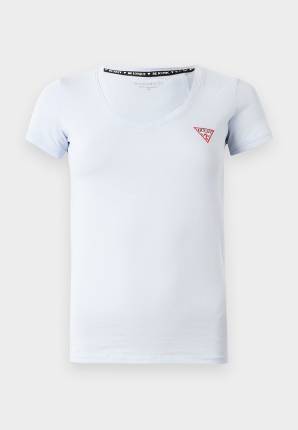 Guess MINI TRIANGLE TEE - Basic T-shirt - airway blue
