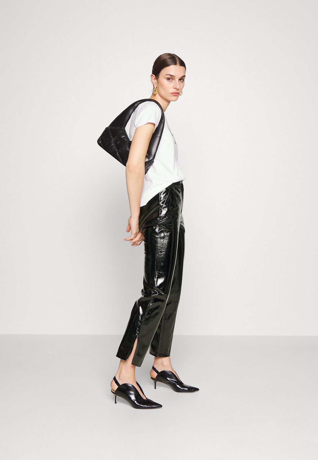 FAUX PATENT PANTS Media 2