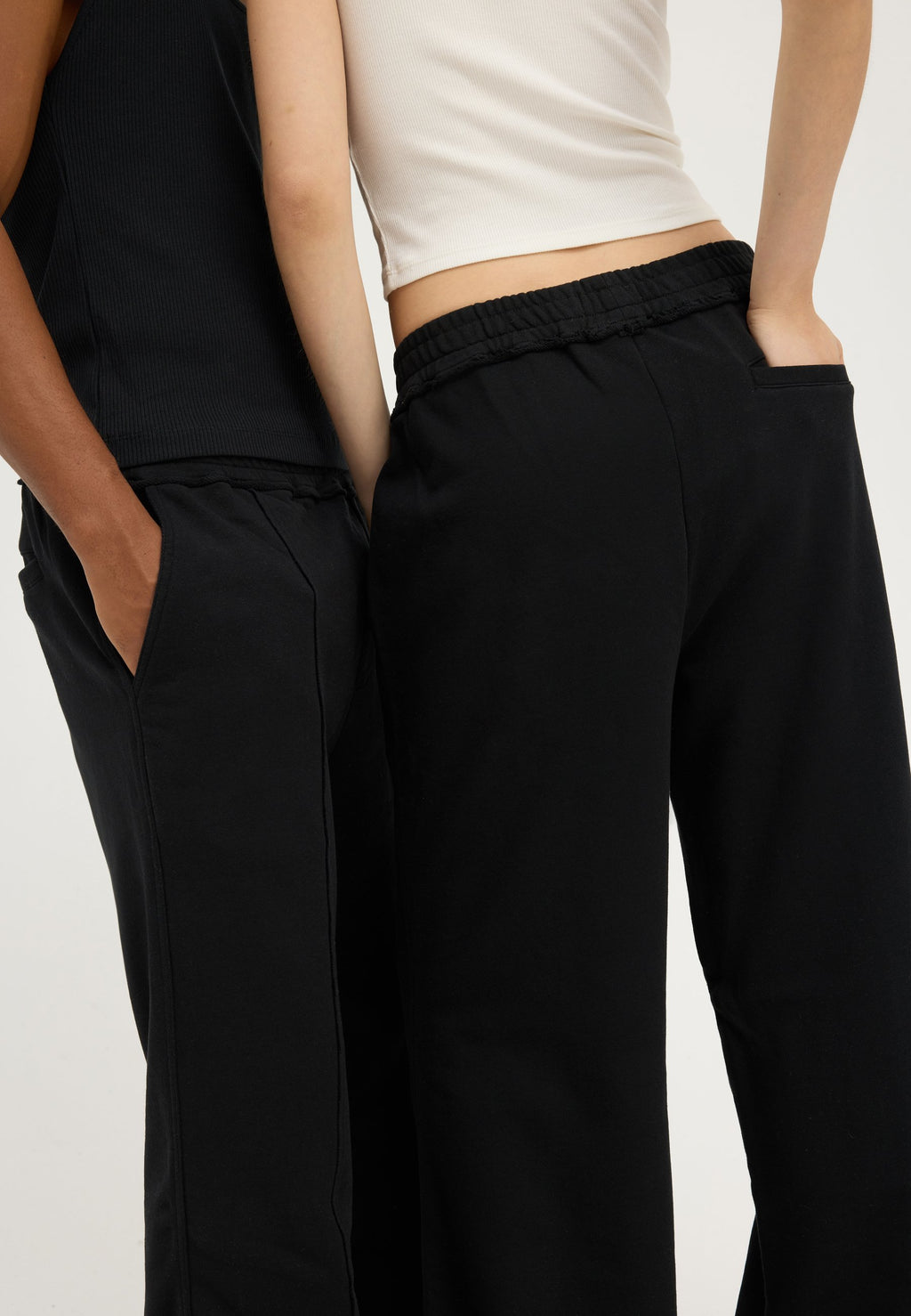 YOURTURN WIDE LEG JOGGING TROUSERS