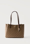 Guess NOELLE TOTE - Tote bag - latte/brown