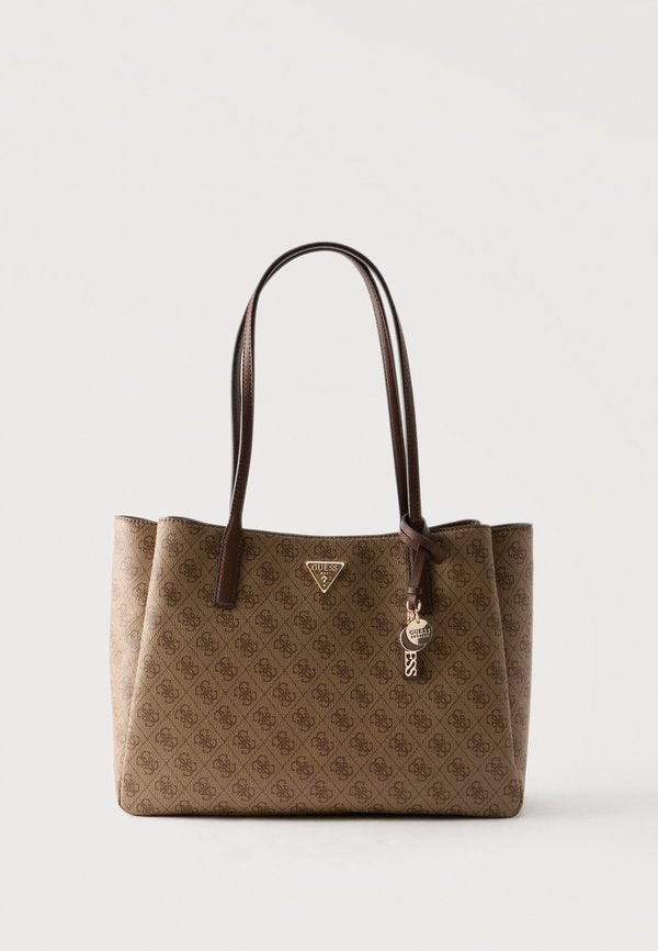 Guess NOELLE TOTE - Tote bag - latte/brown