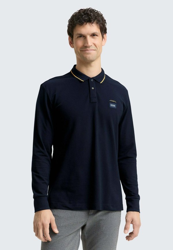 TOM TAILOR DETAILED - Long sleeved top - sky captain blue