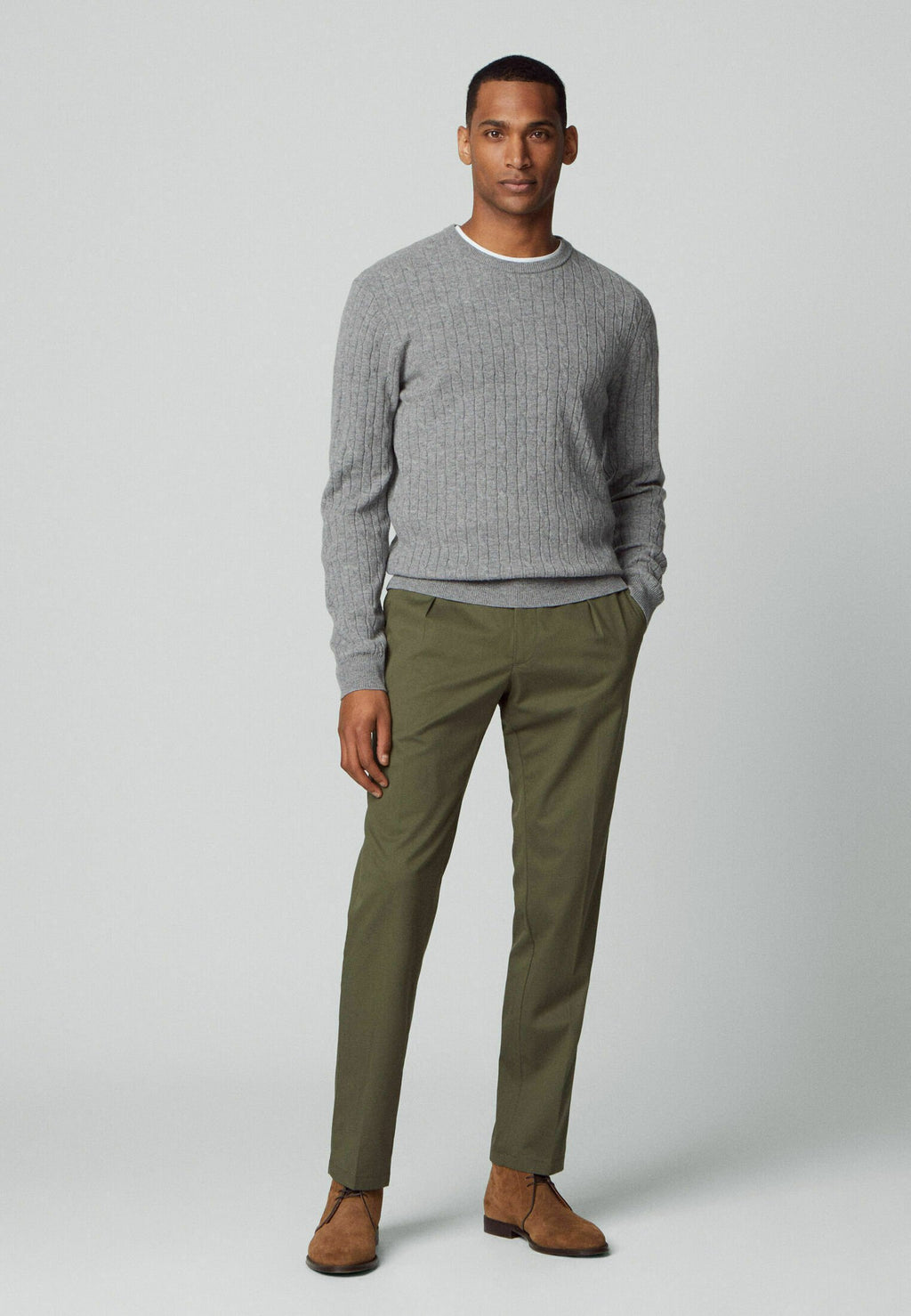 Hackett London PLEAT FRONT DRAWCORD