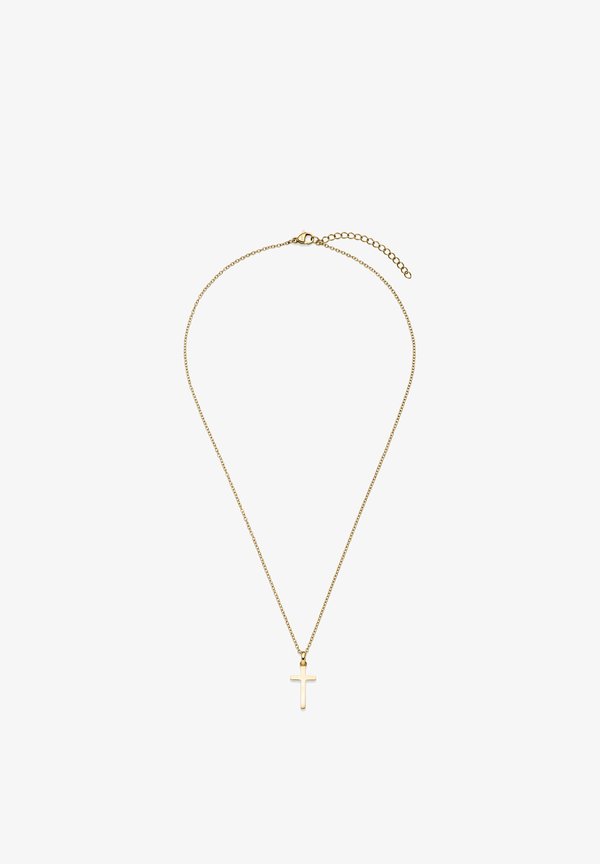 s.Oliver MODERN CROSS - Necklace - gold