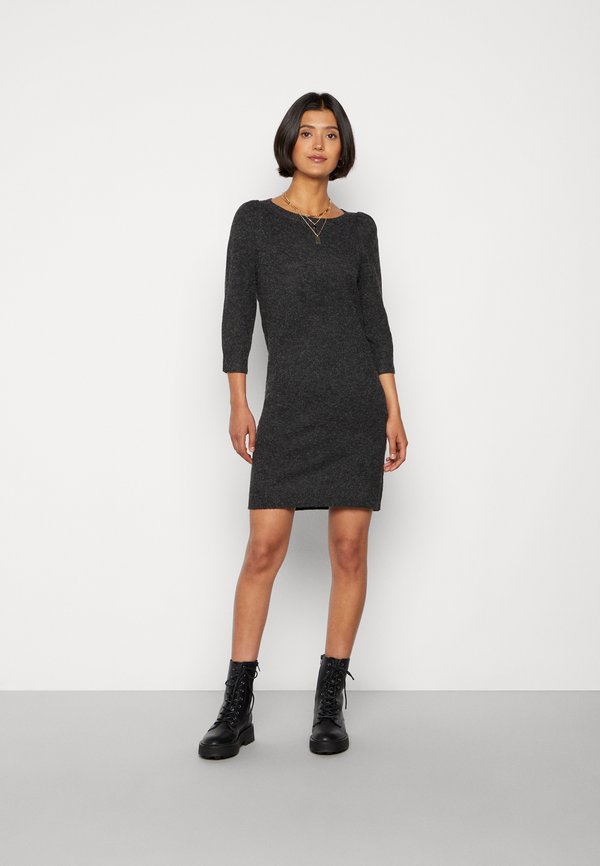 Vero Moda Knitted VMDOFFY Short - Jumper dress - black