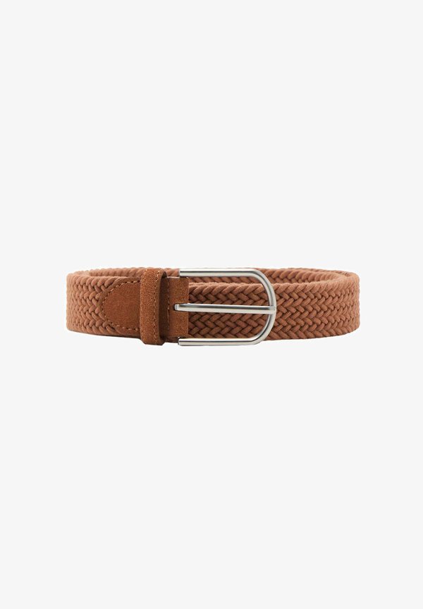 Mango ADULT - Braided belt - brown