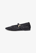 Tommy Hilfiger WOVEN MARY JANE BALLERINAS - Ballet pumps - black