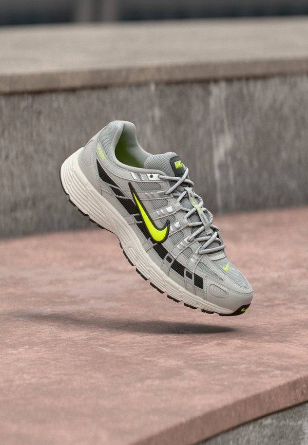 Nike Sportswear P 6000 ESS+ - Trainers - grey fog/volt/dark smoke grey/summit white/photon dust/anthracite