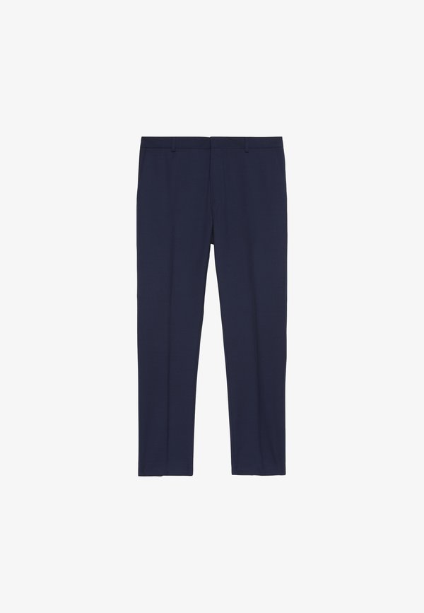 Calvin Klein BIRDS EYE SLIM TROUSER - Suit trousers - ink