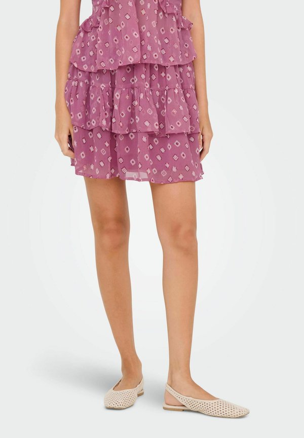 ONLY ONL30 Long - A-line skirt - ash rose