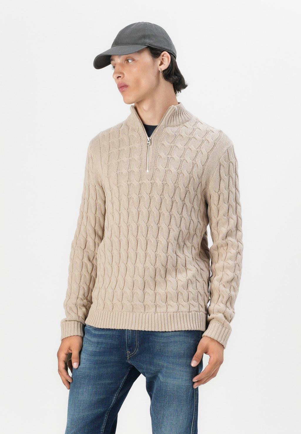 ONSKICKER LIFE CABLE HALF ZIP Media 5