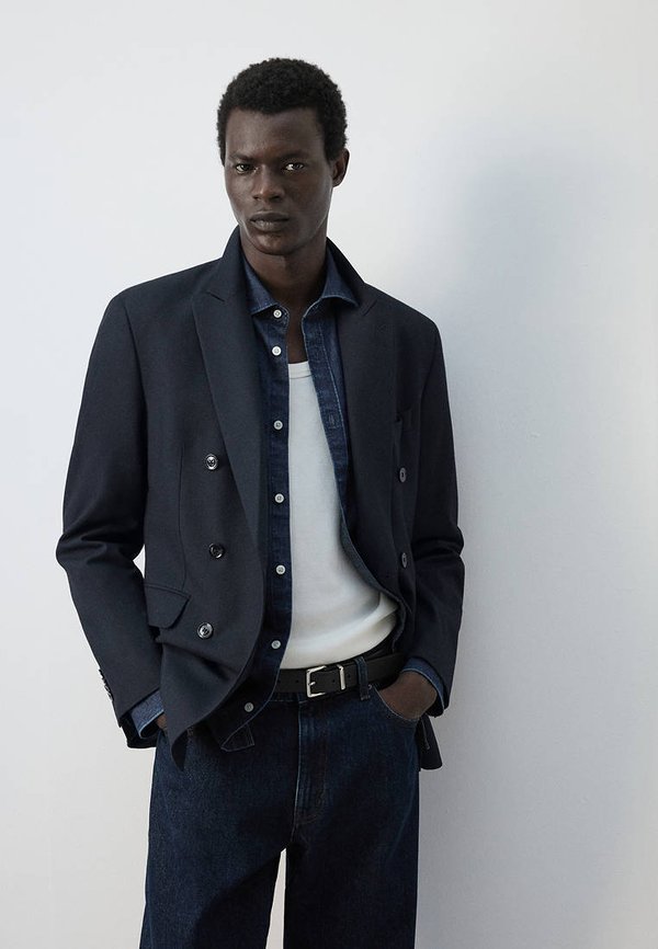Mango Suit jacket - royal blue