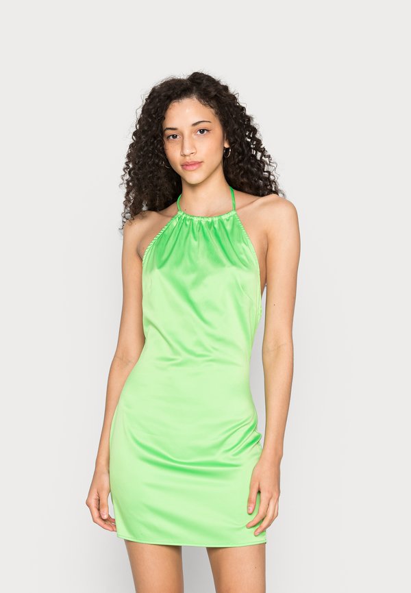 Nly by Nelly GLOSSY HALTERNECK DRESS