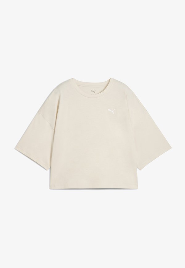 Puma WARDROBE ESS KURZES OVERSIZED-T-SHIRT - Basic T-shirt - alpine snow