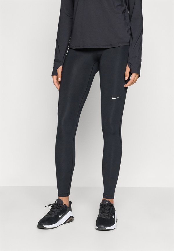 Nike Performance W NP DF 365 MR TIGHT USM - Leggings - black/pink foam/white