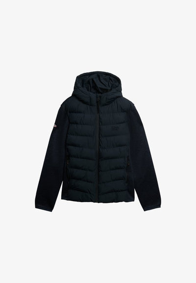 Superdry & Co HOODED STORM HYBRID - Winter jacket - eclipse navy