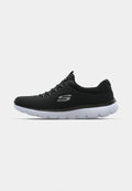 Skechers SUMMITS WIDE FIT - Trainers - black/white