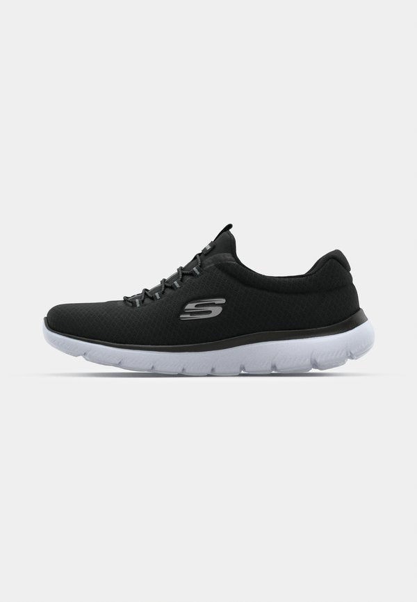 Skechers SUMMITS WIDE FIT - Trainers - black/white