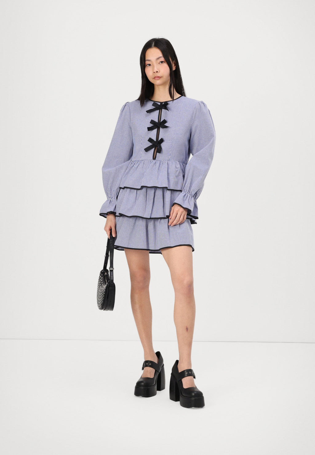Sister Jane STORK STRIPE MINI DRESS