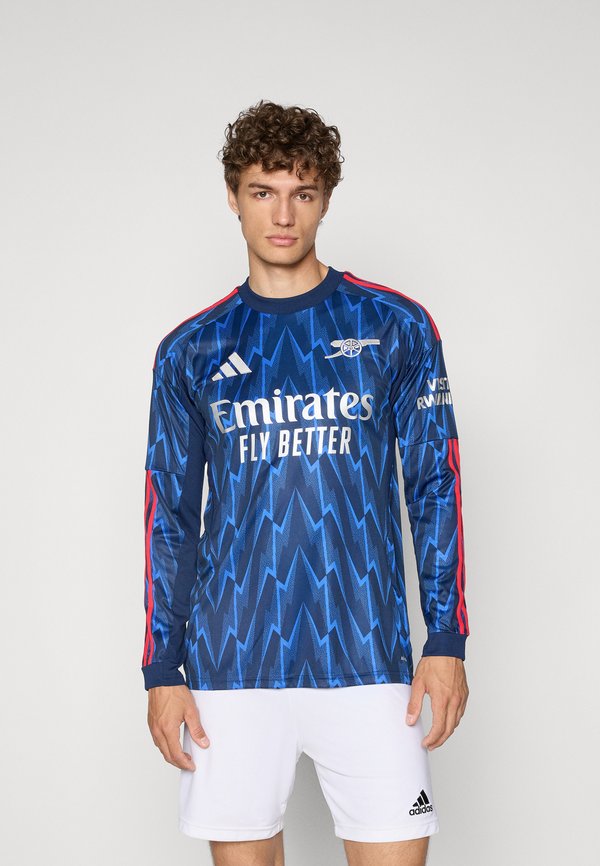 adidas Performance ARSENAL FC 25/26 AWAY JERSEY LONGSLEEVE - Club wear - night indigo/grey two