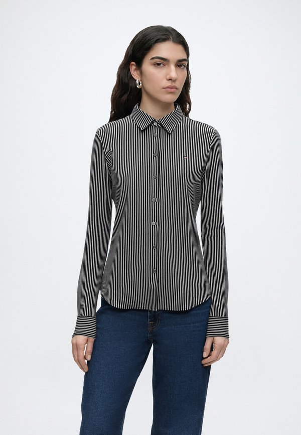 Tommy Hilfiger Button-down blouse - dark night navy/ecru ithaca