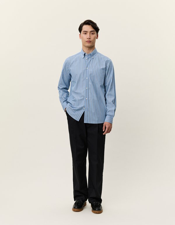 Les Deux KENT STRIPE POPLIN SHIRT