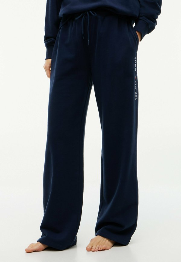 Tommy Hilfiger TOMMY HILFIGER ESSENTIAL TERRY RELAXED LOUNGE JOGGERS - Pyjama bottoms - dark blue