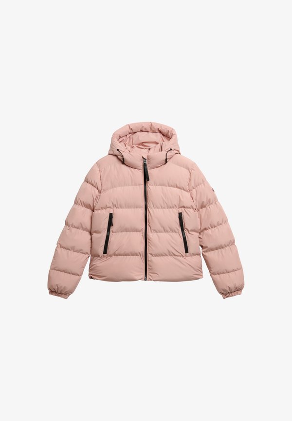 Superdry & Co SUPERDRY HOODED SPORTS PUFFER JACKET.. - Winter jacket - vintage blush