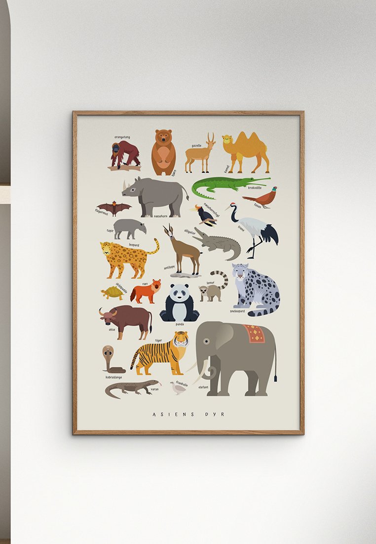 Poster and Frame ASIENS DYR