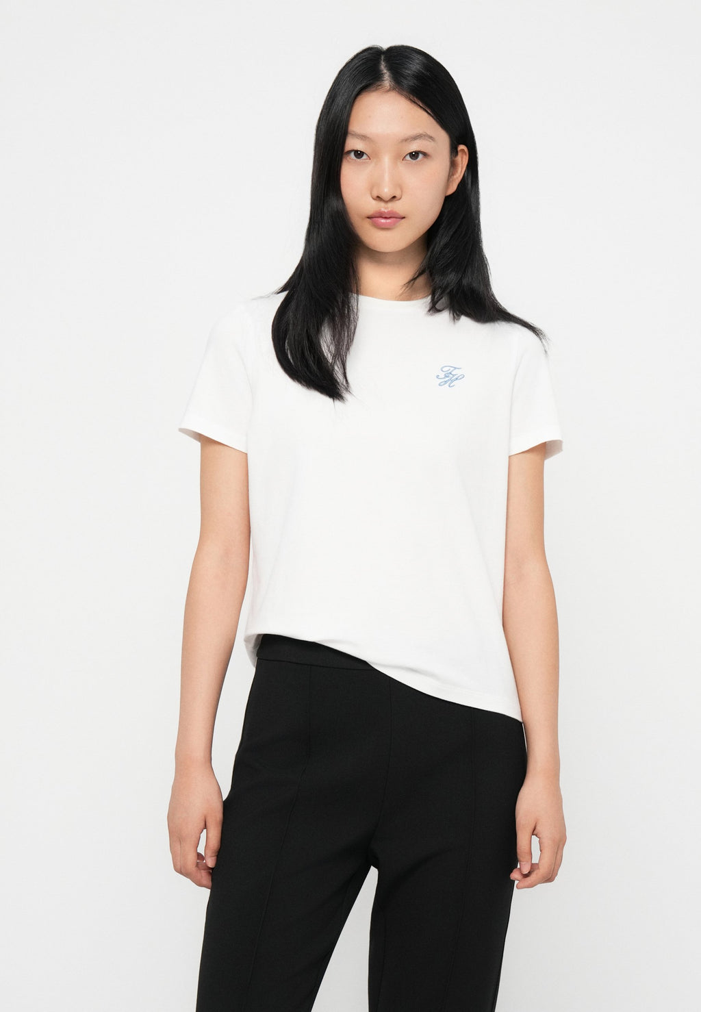 PRESSED CREASE KICK FLARE TROUSERS Media 5
