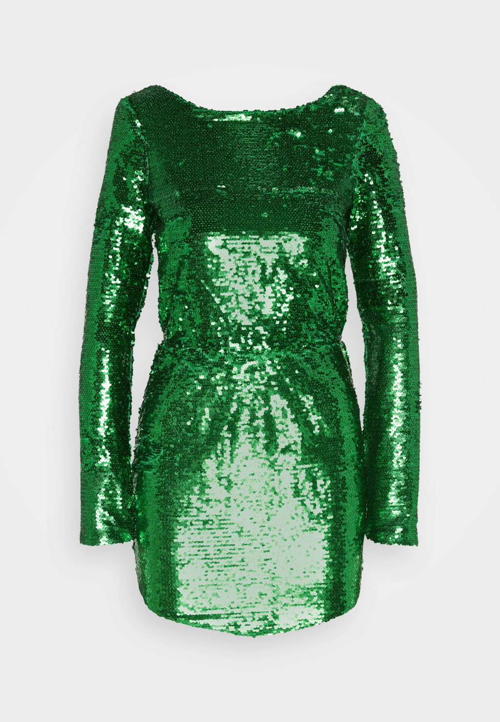 NA-KD SEQUIN DETAIL DEEP BACK MINI DRESS