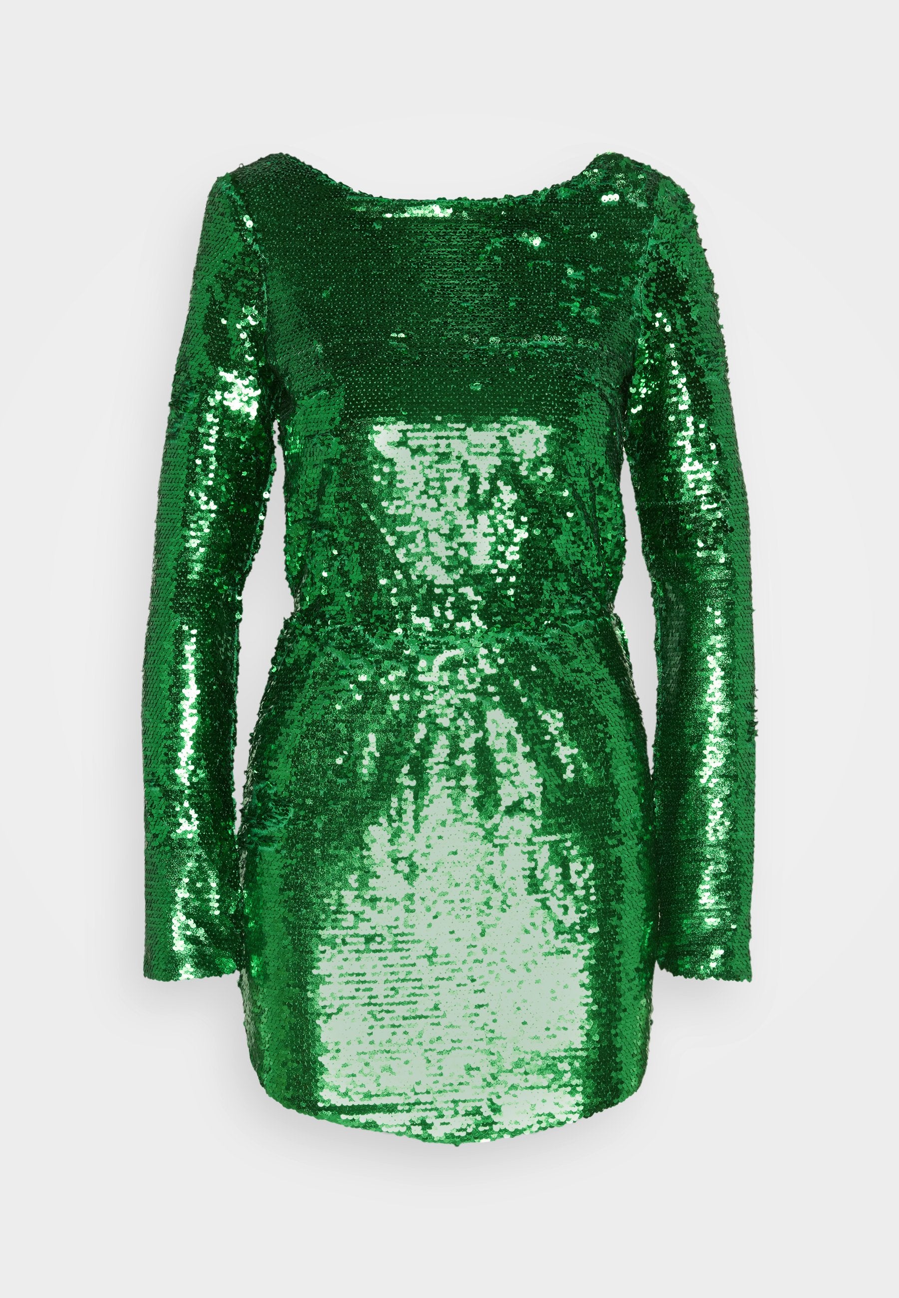 NA-KD SEQUIN DETAIL DEEP BACK MINI DRESS