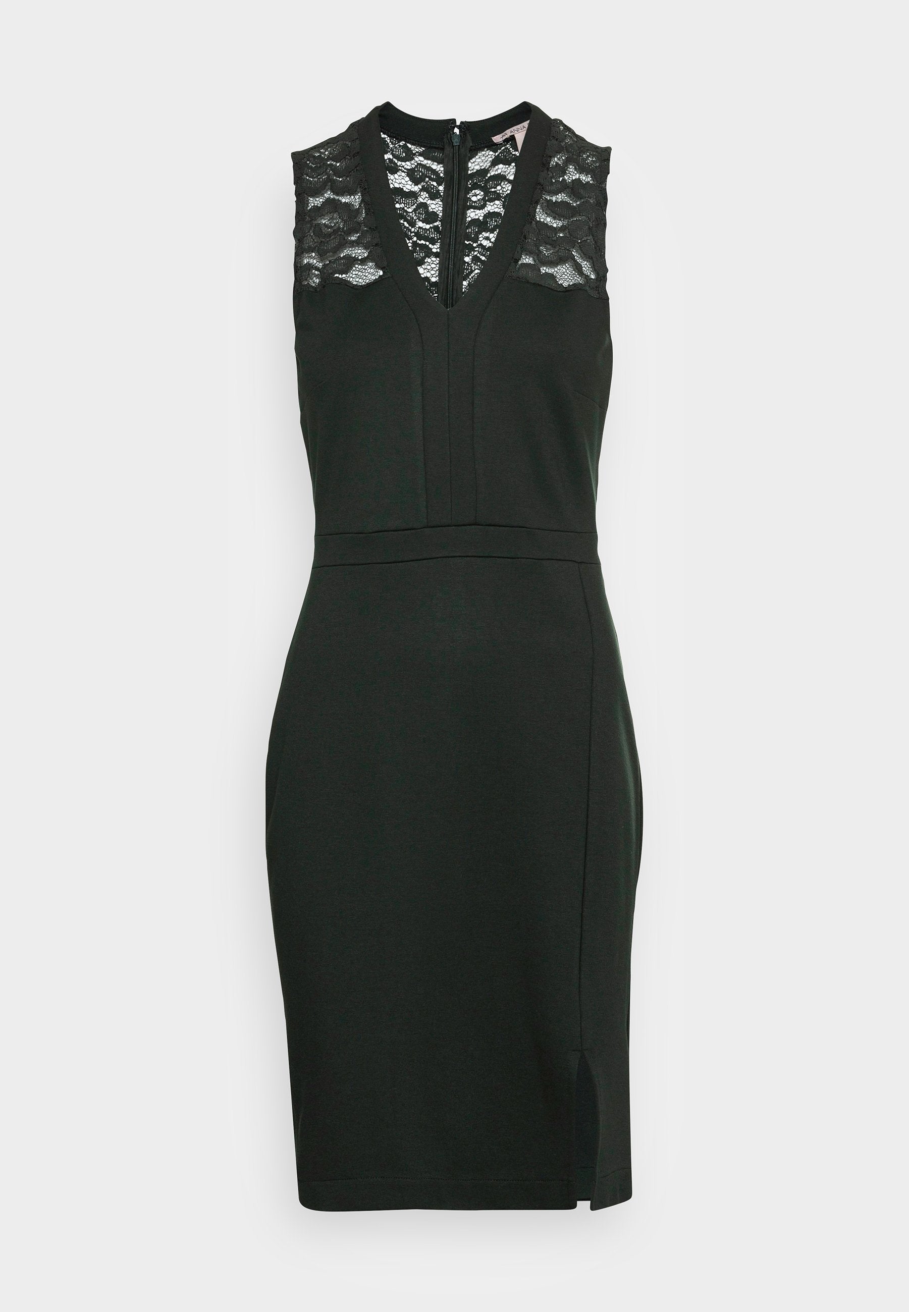 Anna Field LACE INSERT SLEEVELESS FRONT SLIT DRESS
