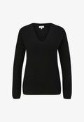 s.Oliver RAGLAN ÄRMELN - Jumper - schwarz