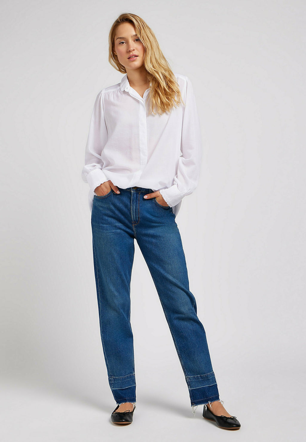 Lee SHIRRED BLOUSE