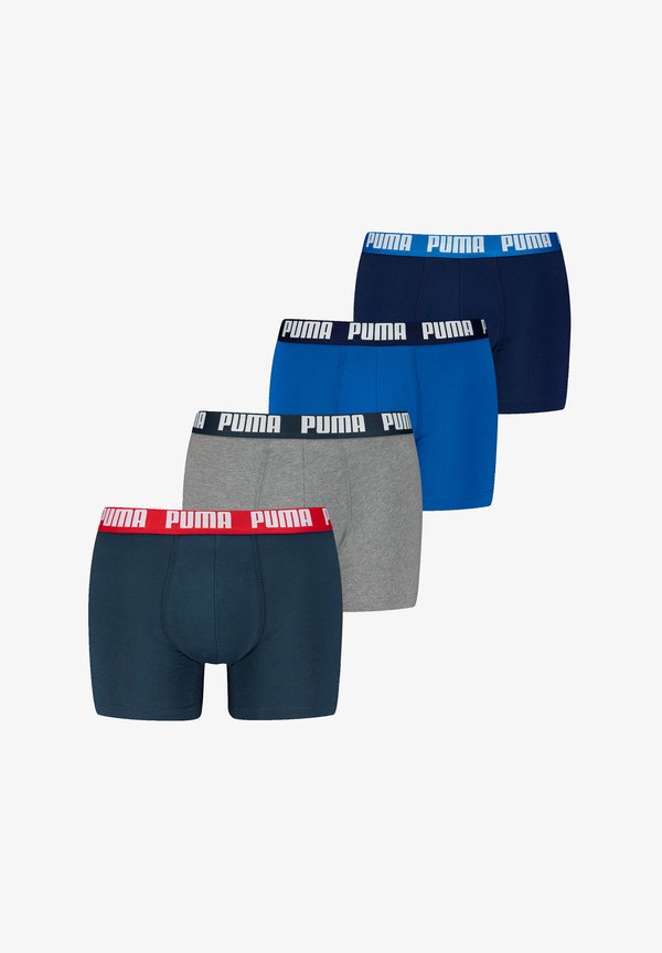 Puma MEN EVERYDAY 4 PACK  - Boxer briefs - blue combo